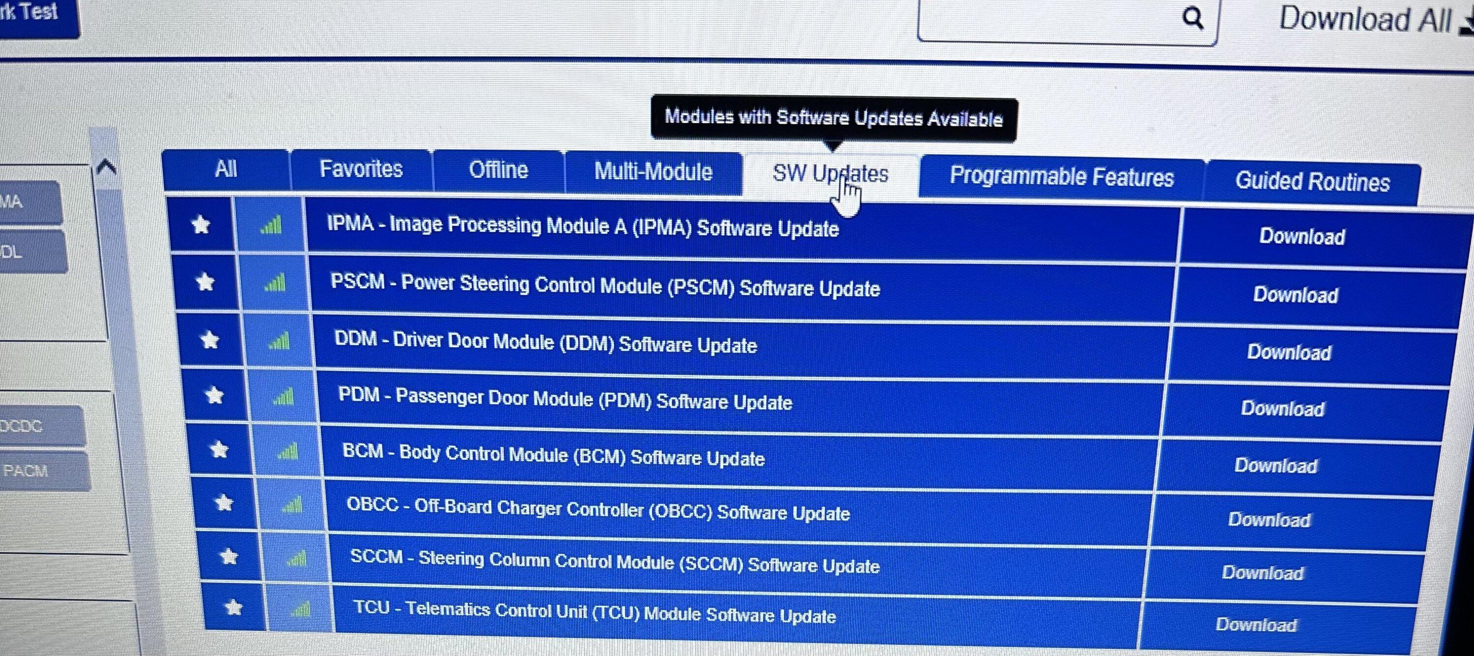 Ford F-150 Lightning Lightning Software Updates using FDRS IMG_9591