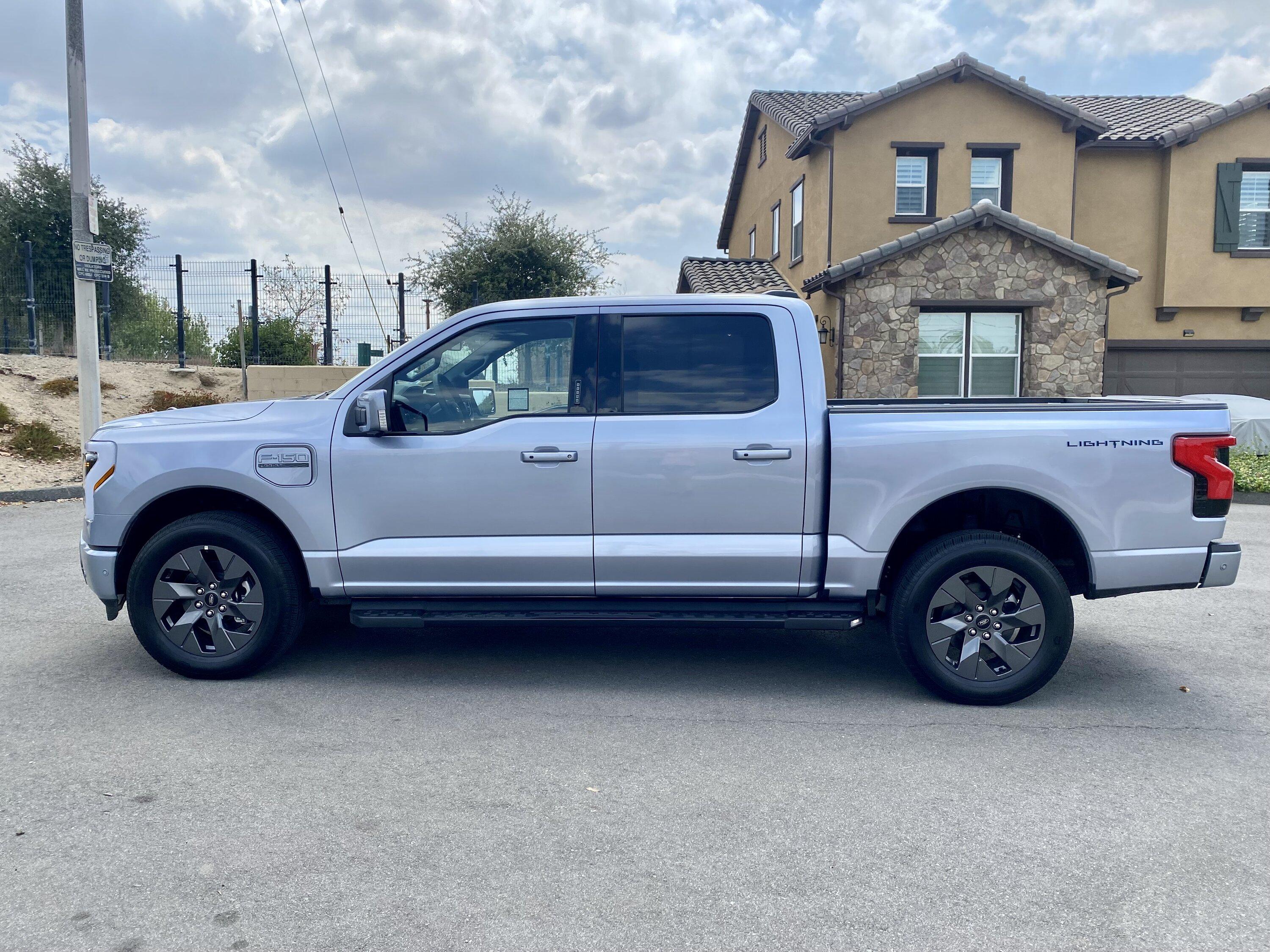 Ford F-150 Lightning Ice Blue Silver Lariat with extended range battery in Southern California 104k OBO IMG_9956