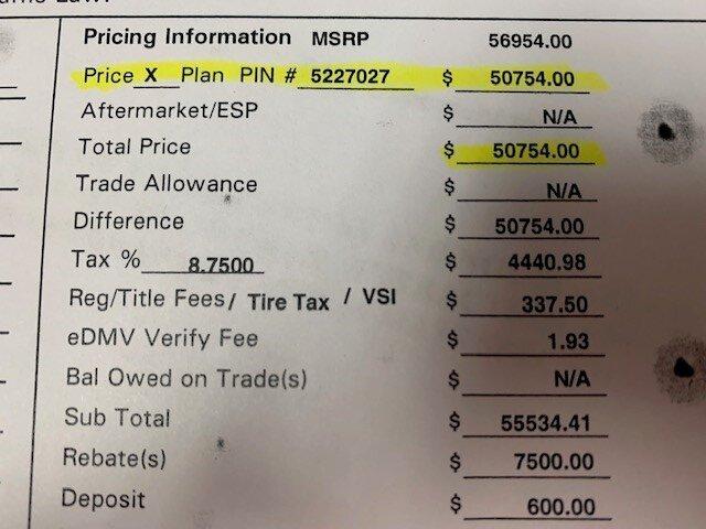 Ford F-150 Lightning ✅ 12/12 Lightning Build Week Group (MY2023) invoice