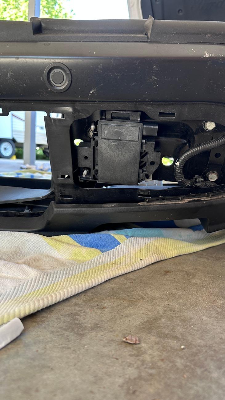Ford F-150 Lightning What is this under the frunk? June 23 RADAR for ACC and LC installed
