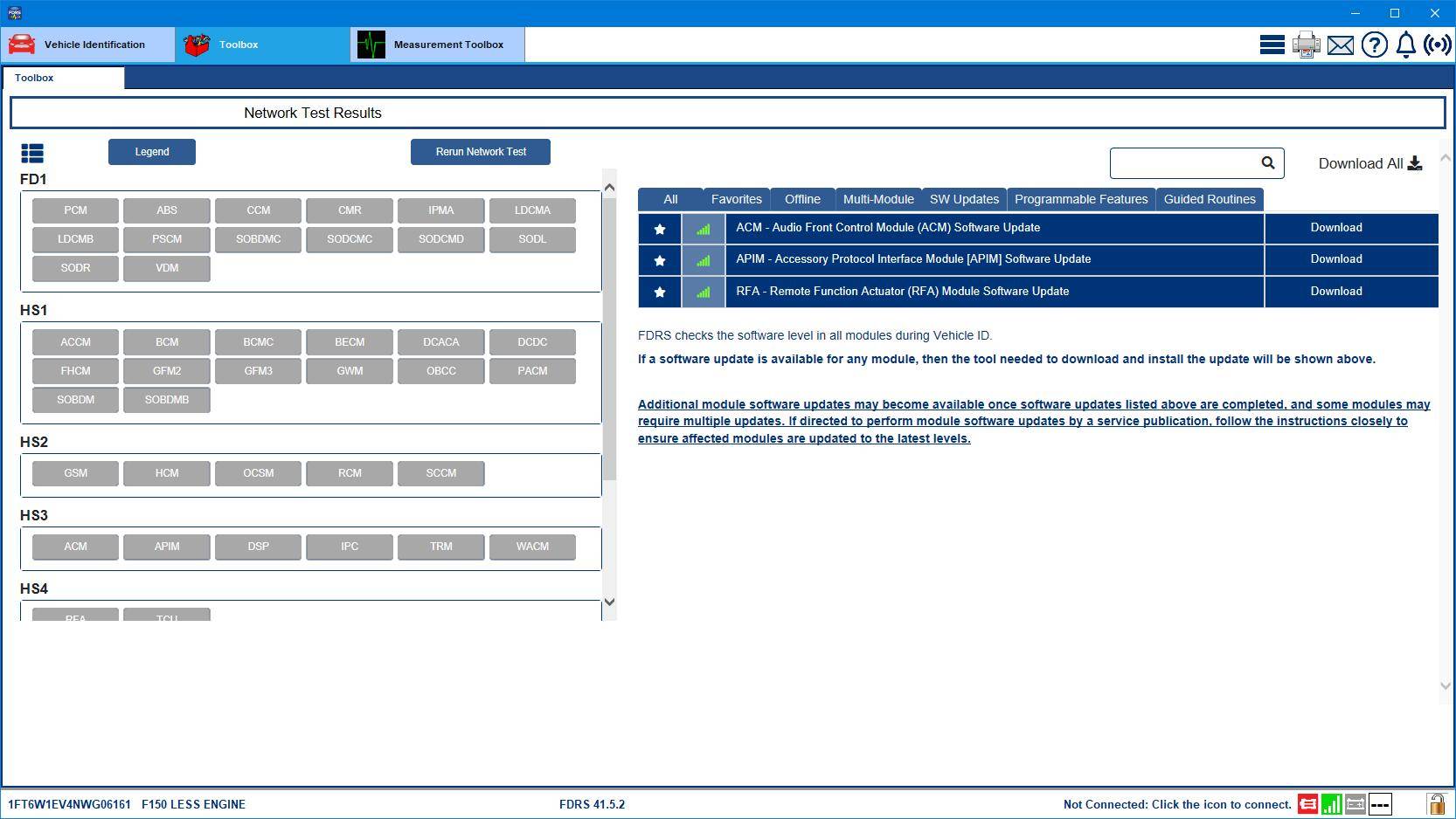 Ford F-150 Lightning Lightning Software Updates using FDRS Lightning-ACM-RFA_14-Sep-24