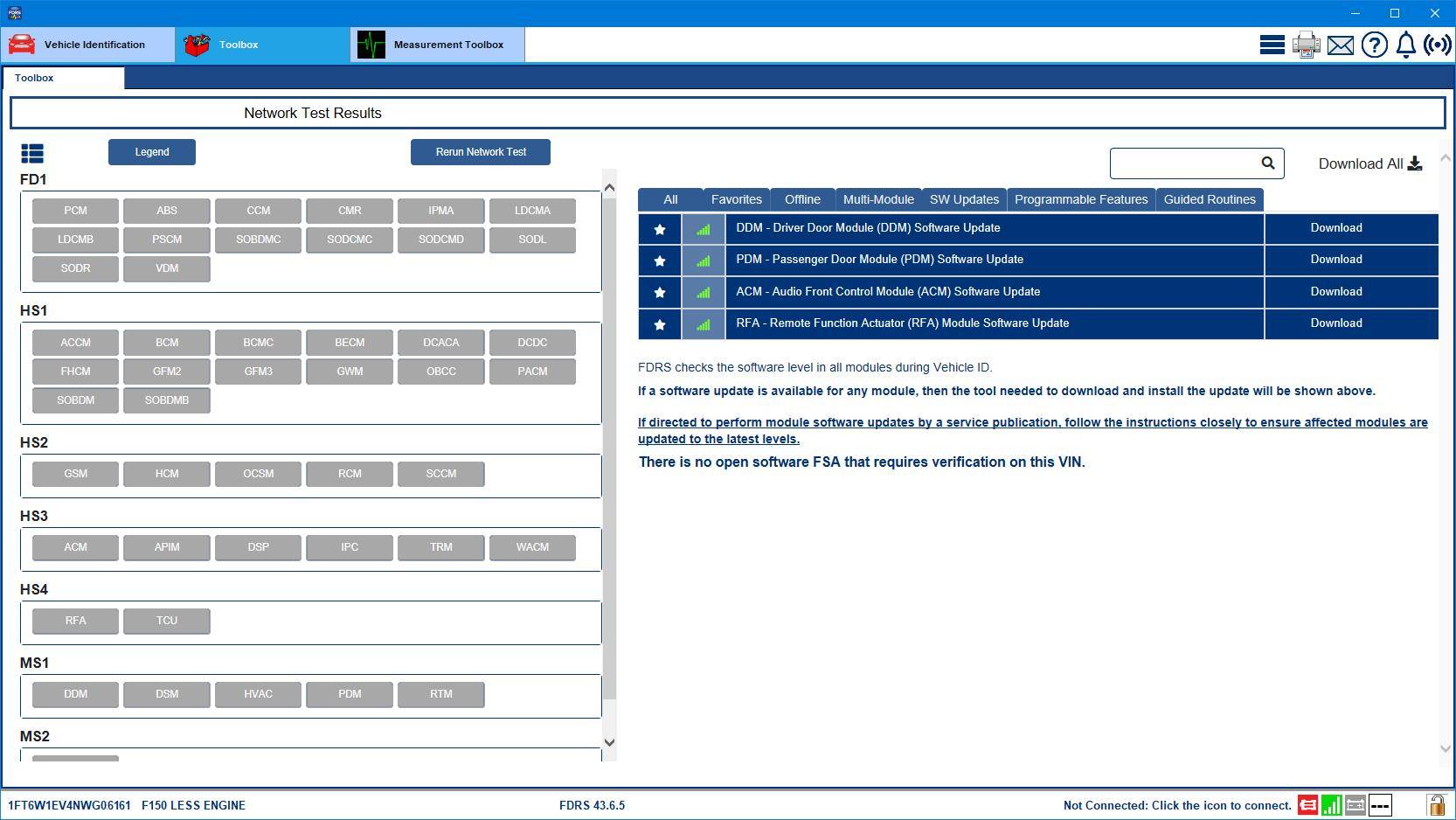 Ford F-150 Lightning Lightning Software Updates using FDRS Lightning-DDM-PDM_22-Feb-25