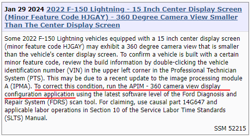 Ford F-150 Lightning ECU module programming guide using FDRS Lightning_360_Alignment_after_IPMA_Update-1