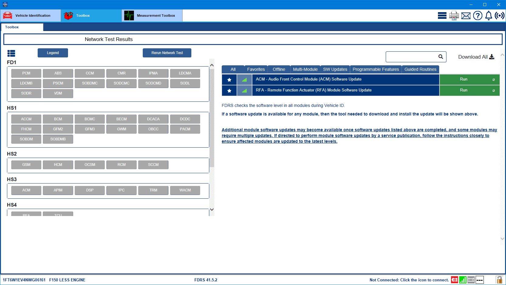 Ford F-150 Lightning Lightning Software Updates using FDRS Lightning_ACM_RFA_14-Sep-24Already-done