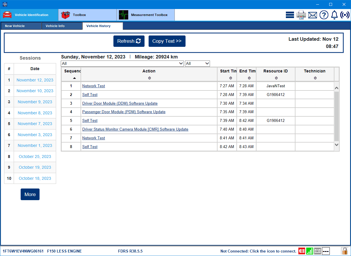 Ford F-150 Lightning ECU module programming guide using FDRS Lightning_CMR_doors_11-Nov-23-Done