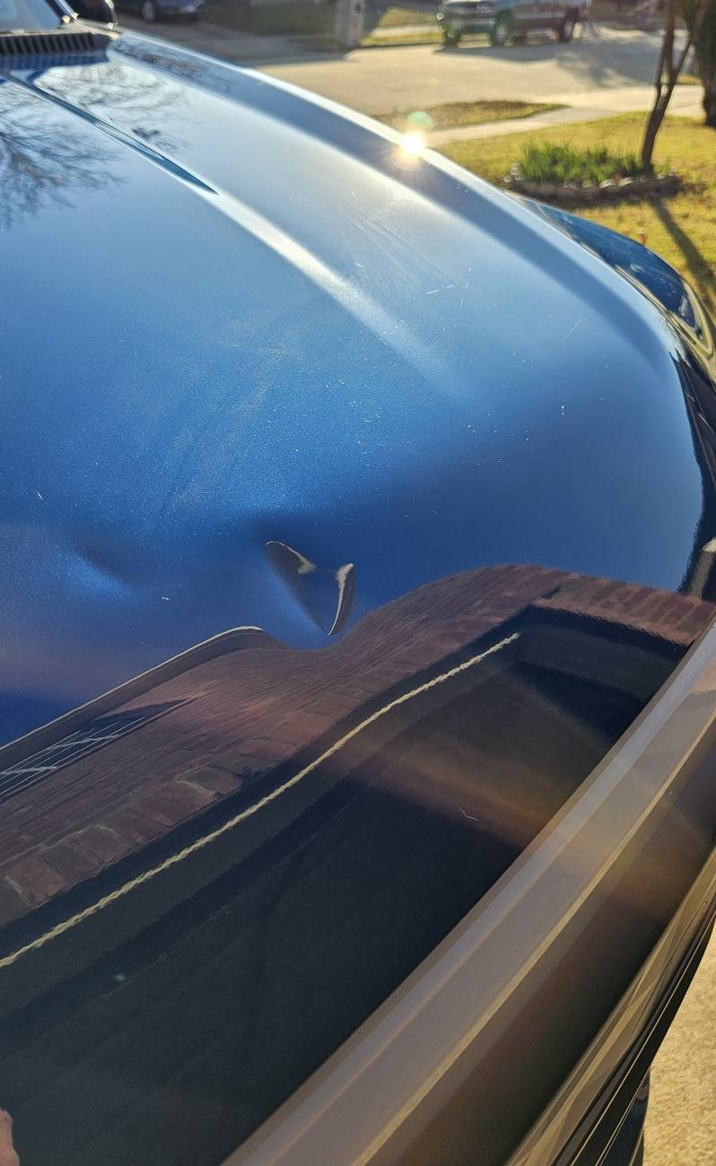 Ford F-150 Lightning Dent Repair on Hood - Anyone with experience? Lightning_Hood_dent_2