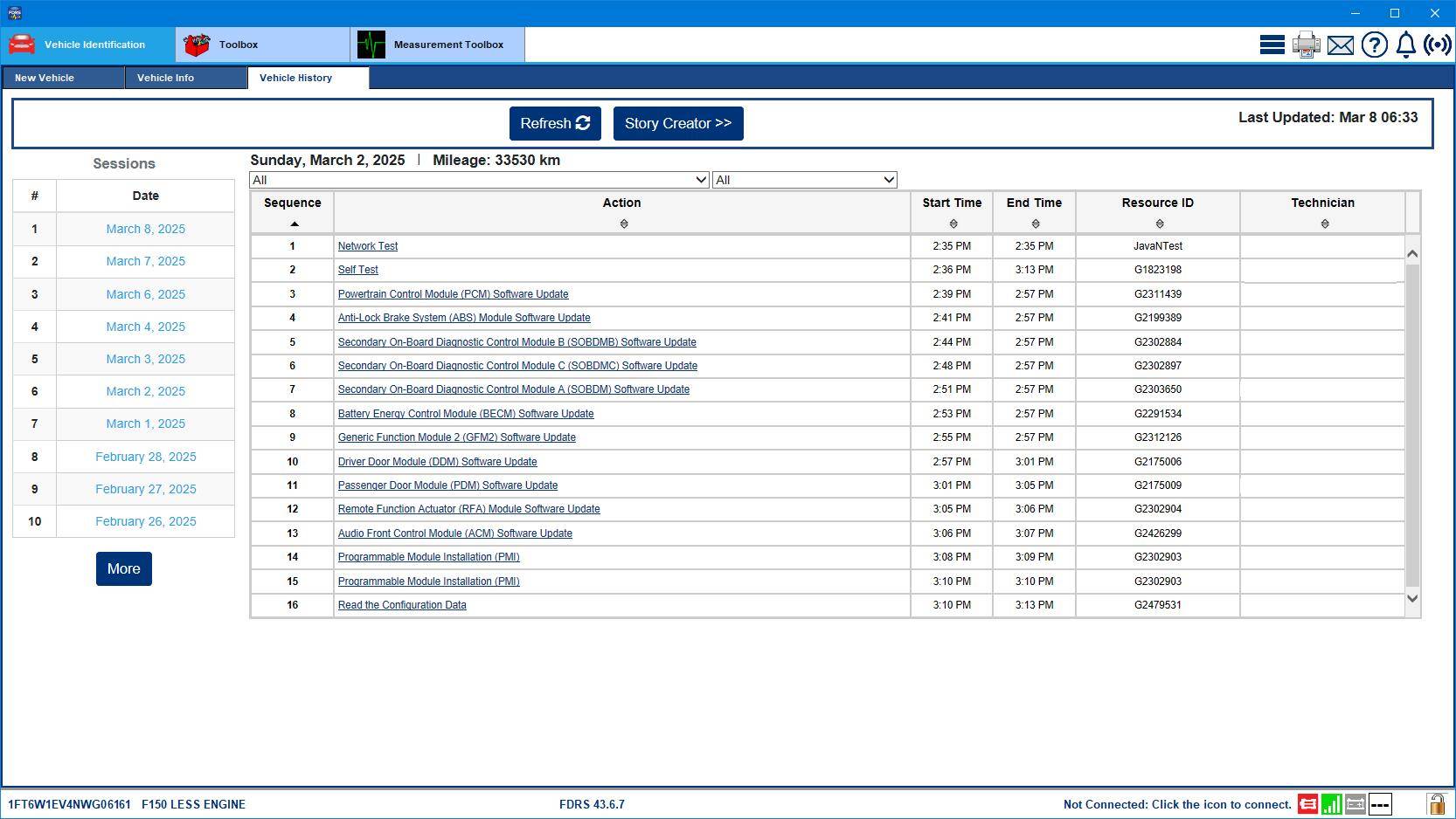 Ford F-150 Lightning Lightning Software Updates using FDRS Lightning_Powertrain_2-Mar-25FollowU