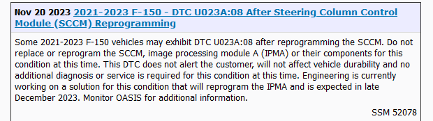 Ford F-150 Lightning ECU module programming guide using FDRS Lightning_SCCM_Thanksgiving_OASIS