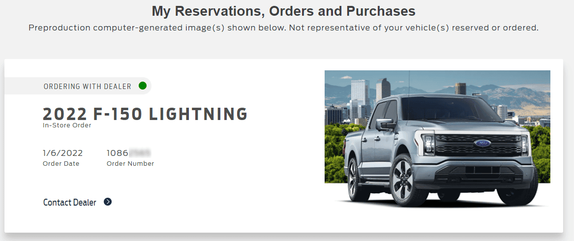 Ford F-150 Lightning Wave 1 Lightning Orders - Granger Ford LightningOrder1