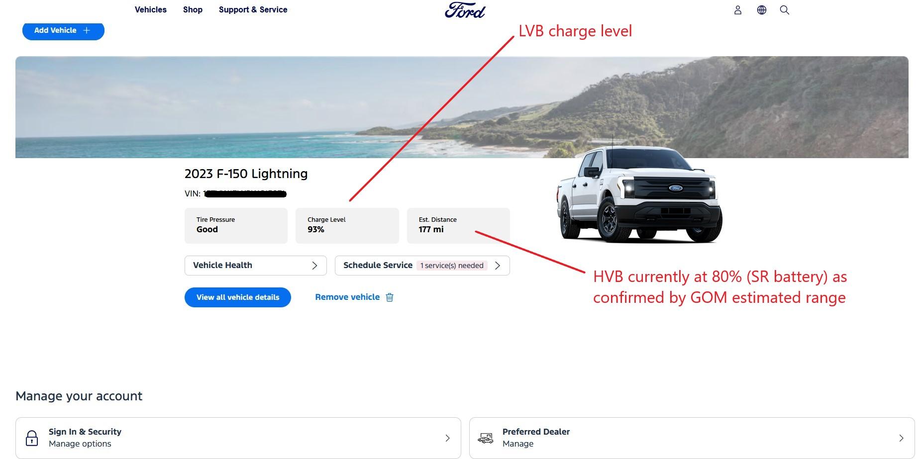 Ford F-150 Lightning LVB “normal” state of charge? LVB charge 