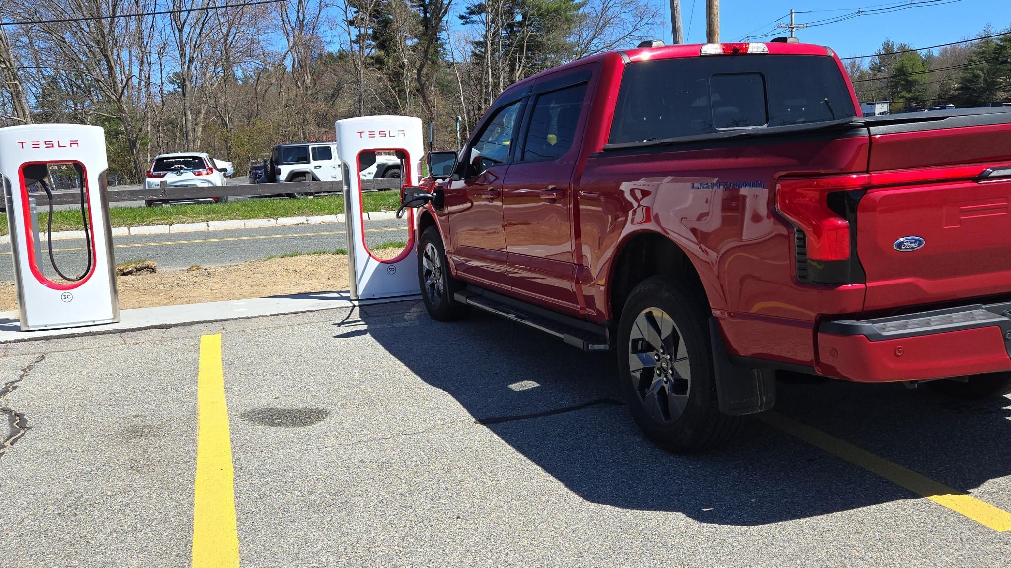 Ford F-150 Lightning Northern New England DCFC thread Magic Dock