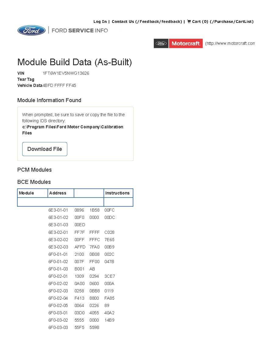 Ford F-150 Lightning ✅ 8/22 Lightning Build Week Group Module Build Data (As-Built) - FordServiceInfo.Com_Page_01