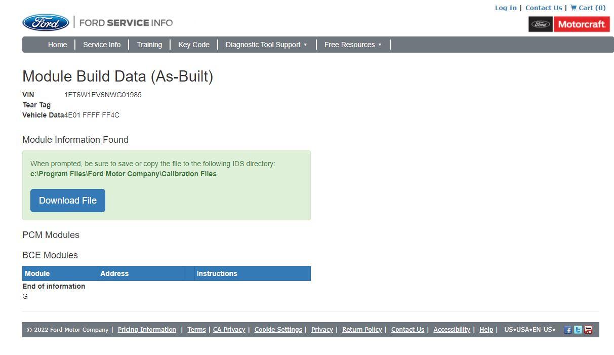 Ford F-150 Lightning Site for module population lookup? module_check.JPG