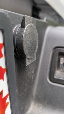 Ford F-150 Lightning Spare tire lock cover went missing, options? Pic-1