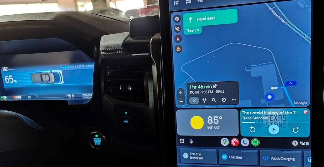 Ford F-150 Lightning Android Auto getting EV battery information integrated into Google Maps (starting w/ Lightning) Picture1