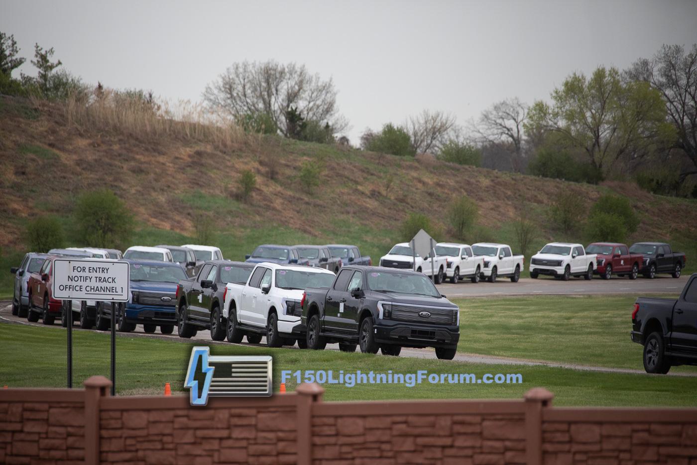 Ford F-150 Lightning Spied: F-150 Lightning Trucks Stored on Dearborn Track After Production produced-f150-lightning-stored-dearborn-track-2