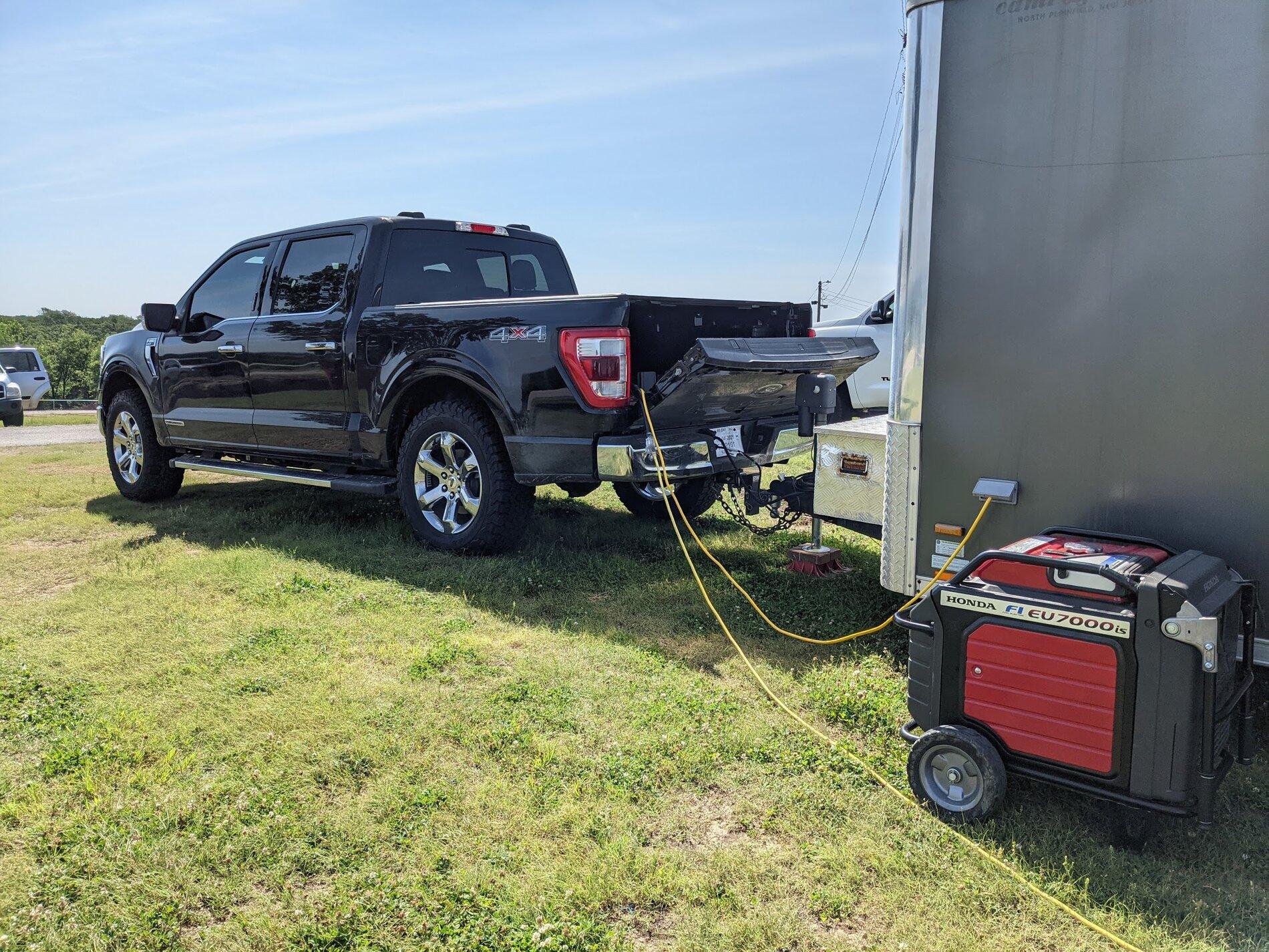 Ford F-150 Lightning 21 Powerboost generator issue? PXL_20210612_152545522