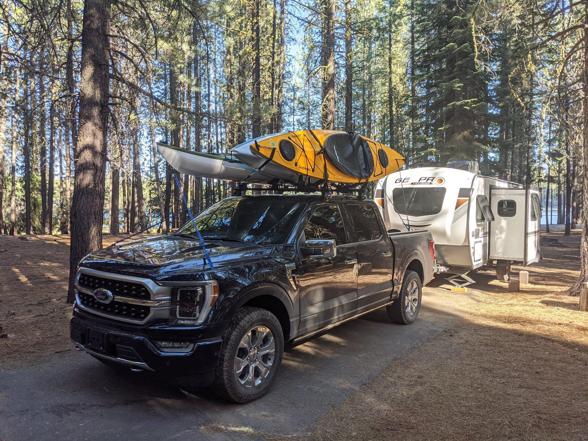 Ford F-150 Lightning 5,000 miles towing with 2021 F-150 Platinum PowerBoost - review PXL_20210628_004138836