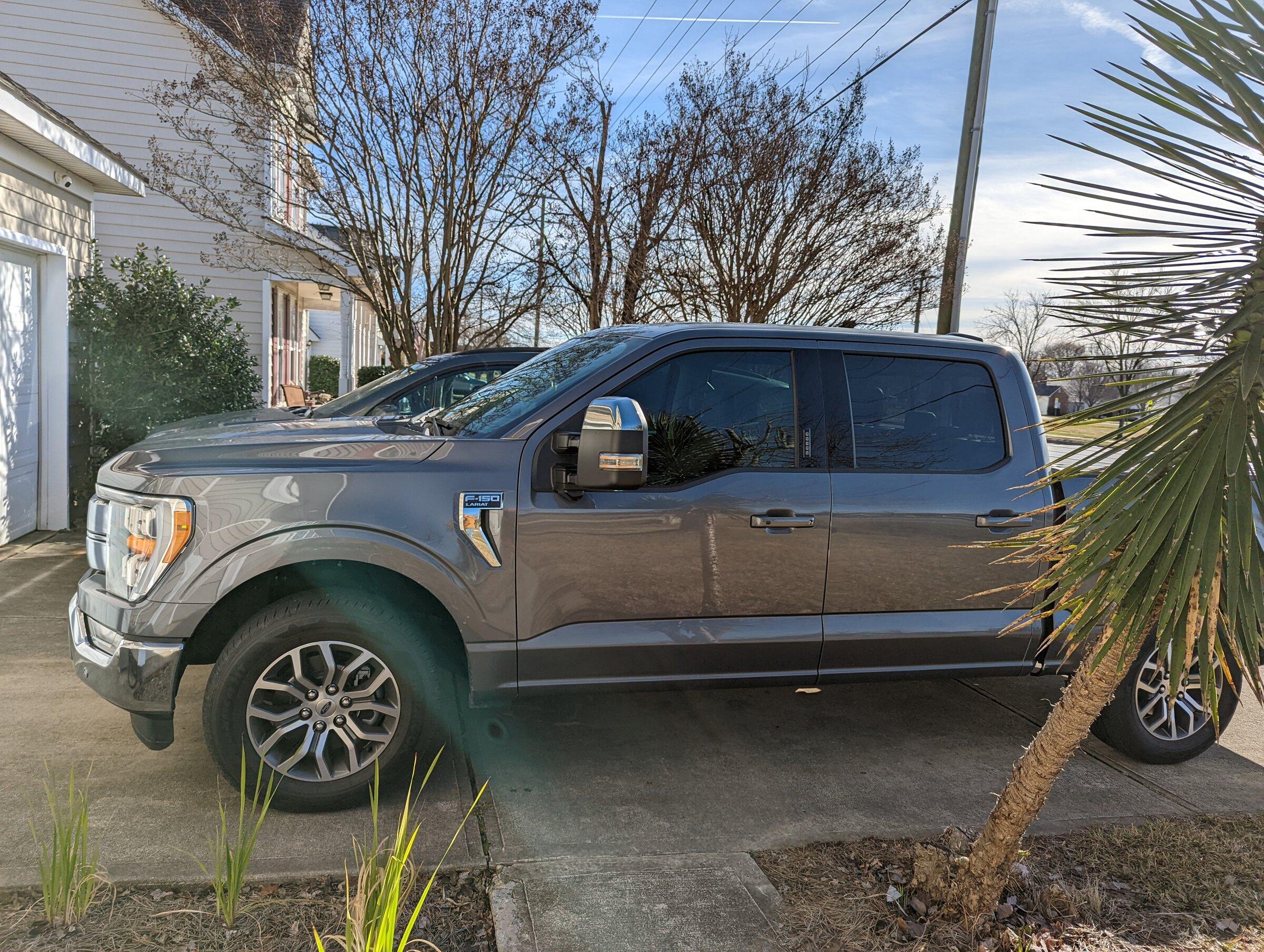 Ford F-150 Lightning Anyone tint front window on Carbonized Grey - '21 F-150? PXL_20211220_160500168