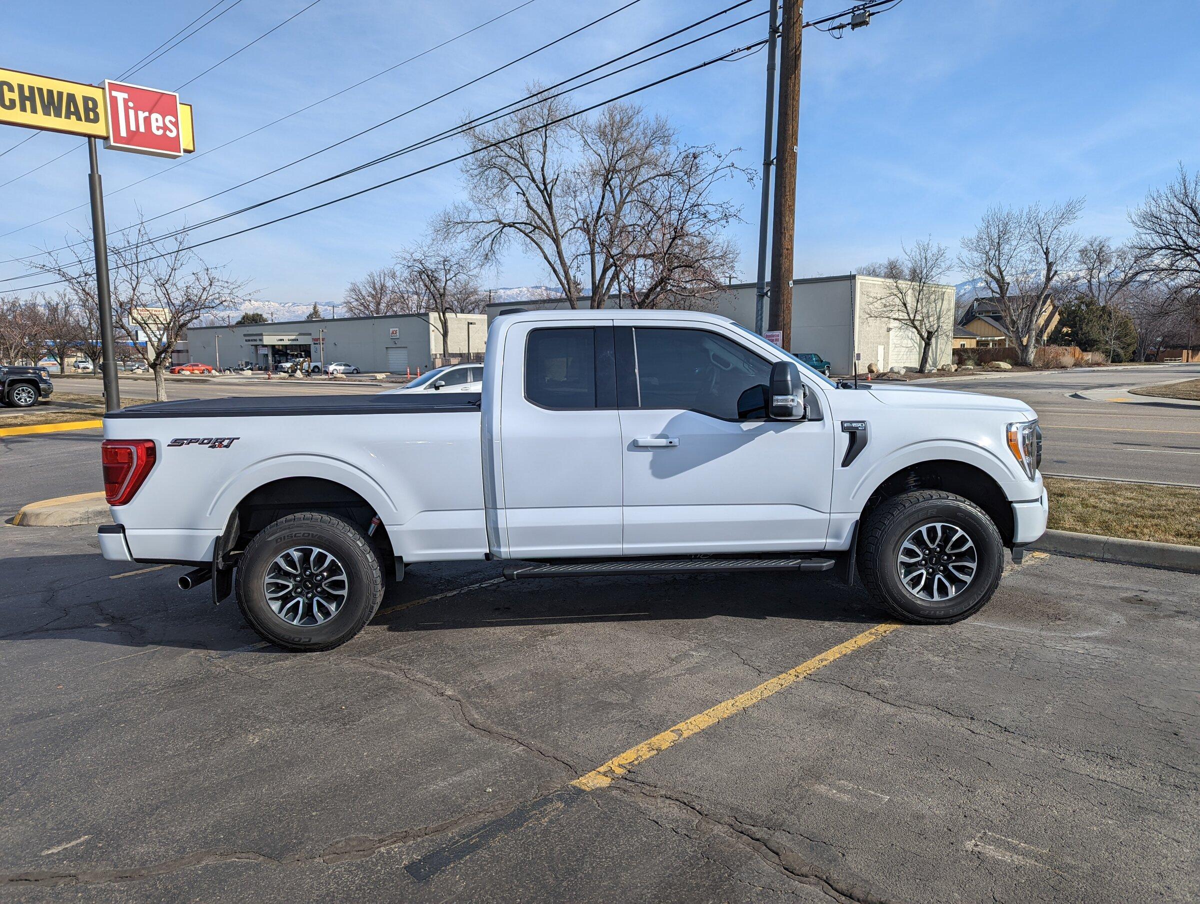 Ford F-150 Lightning Factory Wheels with Aftermarket Tire Thread PXL_20220205_184422374