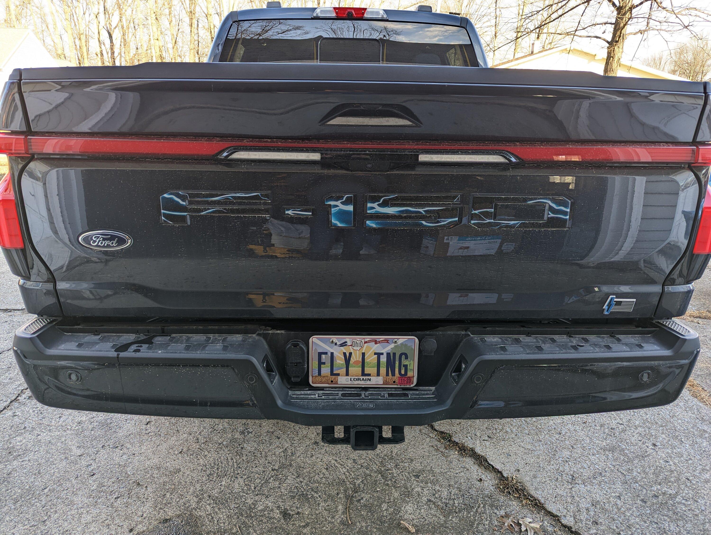 Ford F-150 Lightning Vanity Plates? PXL_20230228_212024659