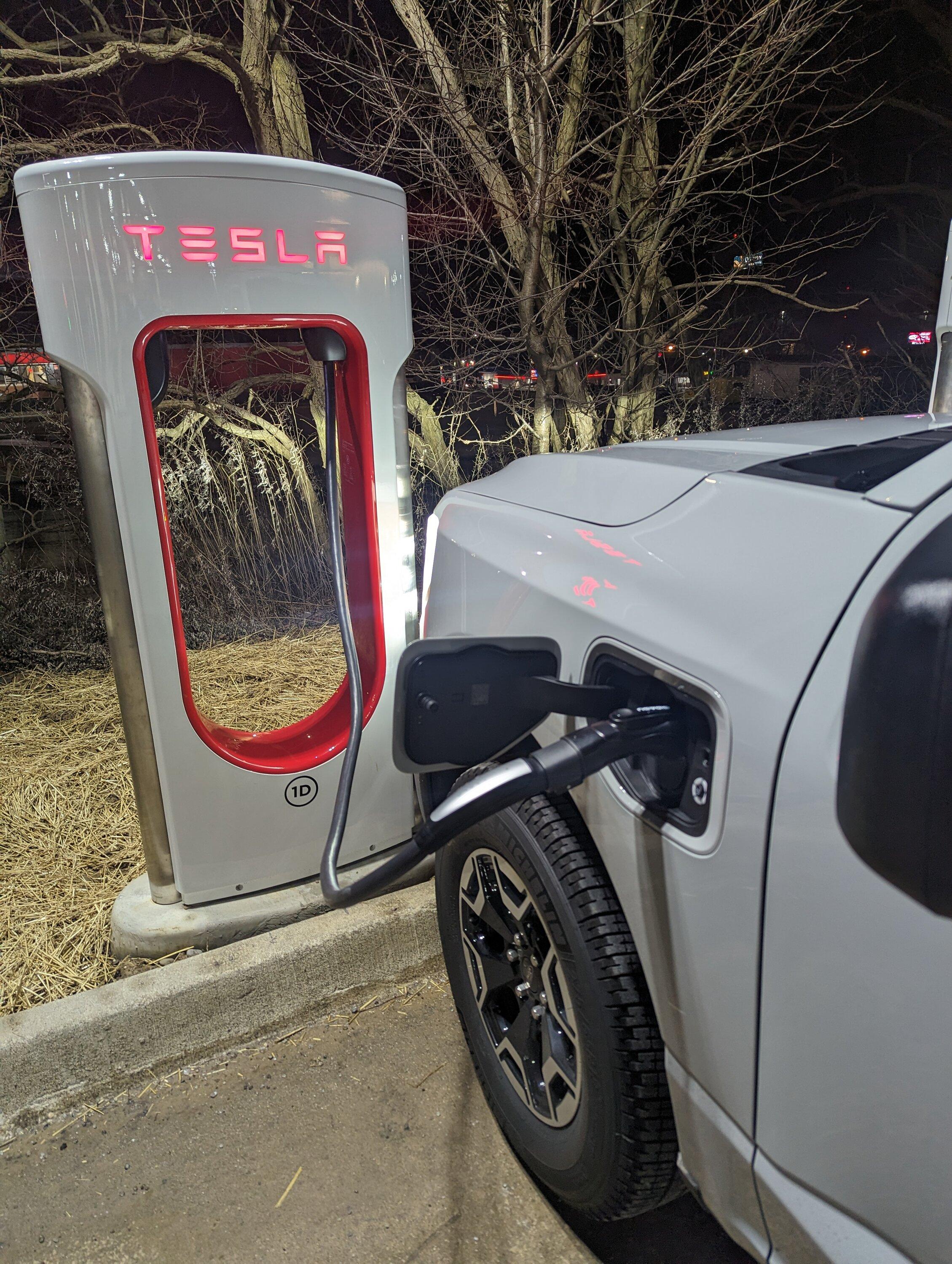 Ford F-150 Lightning Ford to Offer Complimentary Tesla Supercharger Adapter to Eligible Lightning Owners (1/31/24 Update) PXL_20240202_013002081