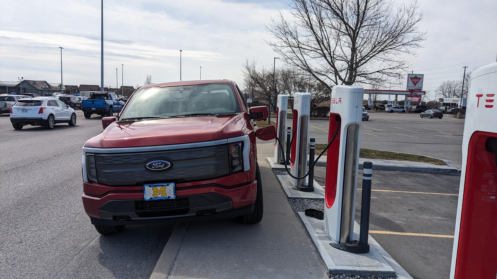 Ford F-150 Lightning Tesla Supercharger & A2Z Typhoon Test PXL_20240330_185142441.MP