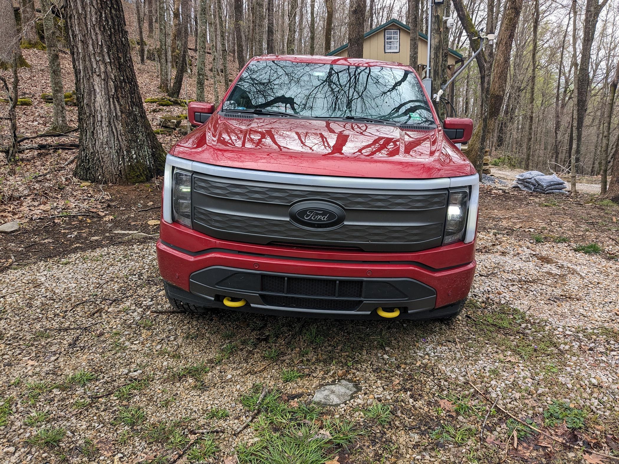 Ford F-150 Lightning Anyone swap out tow hooks? PXL_20240410_183659659.MP