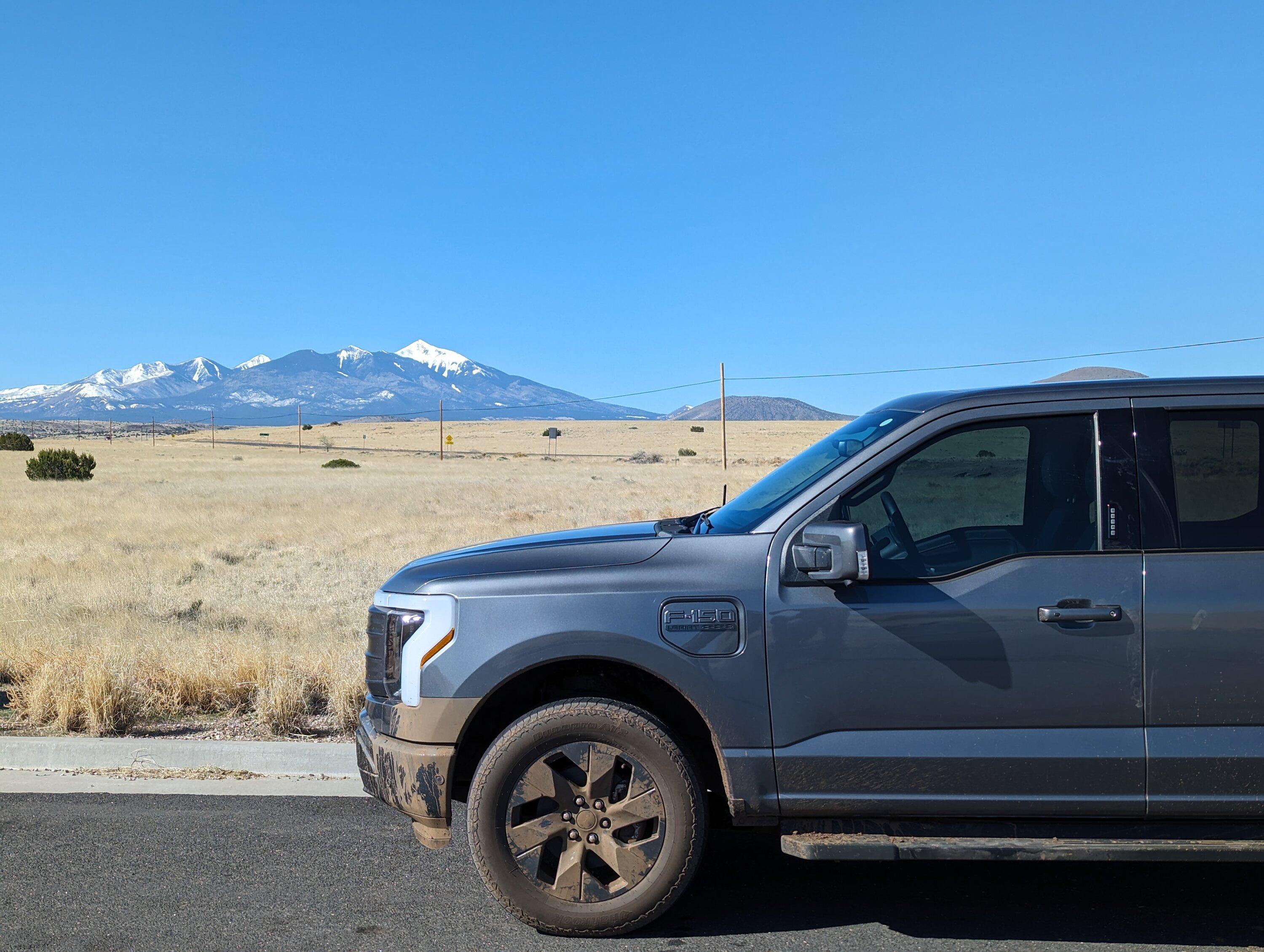 Ford F-150 Lightning Adventures of our 2023 Carbonized Gray Metallic Lariat Lightning ER PXL_20240414_155332645