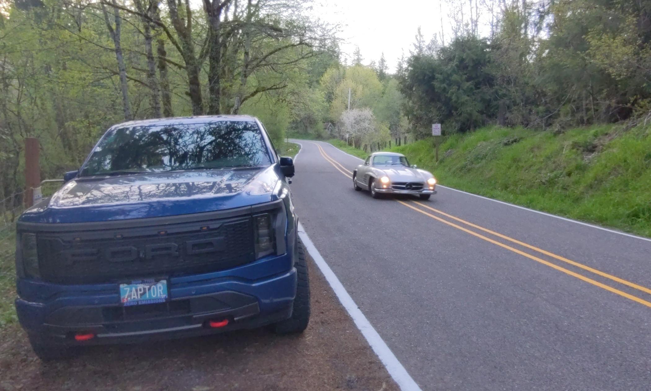 Ford F-150 Lightning Heard him coming long before I saw him, but I got the shot. Wish I had a better camera though! PXL_20240420_021248193~2