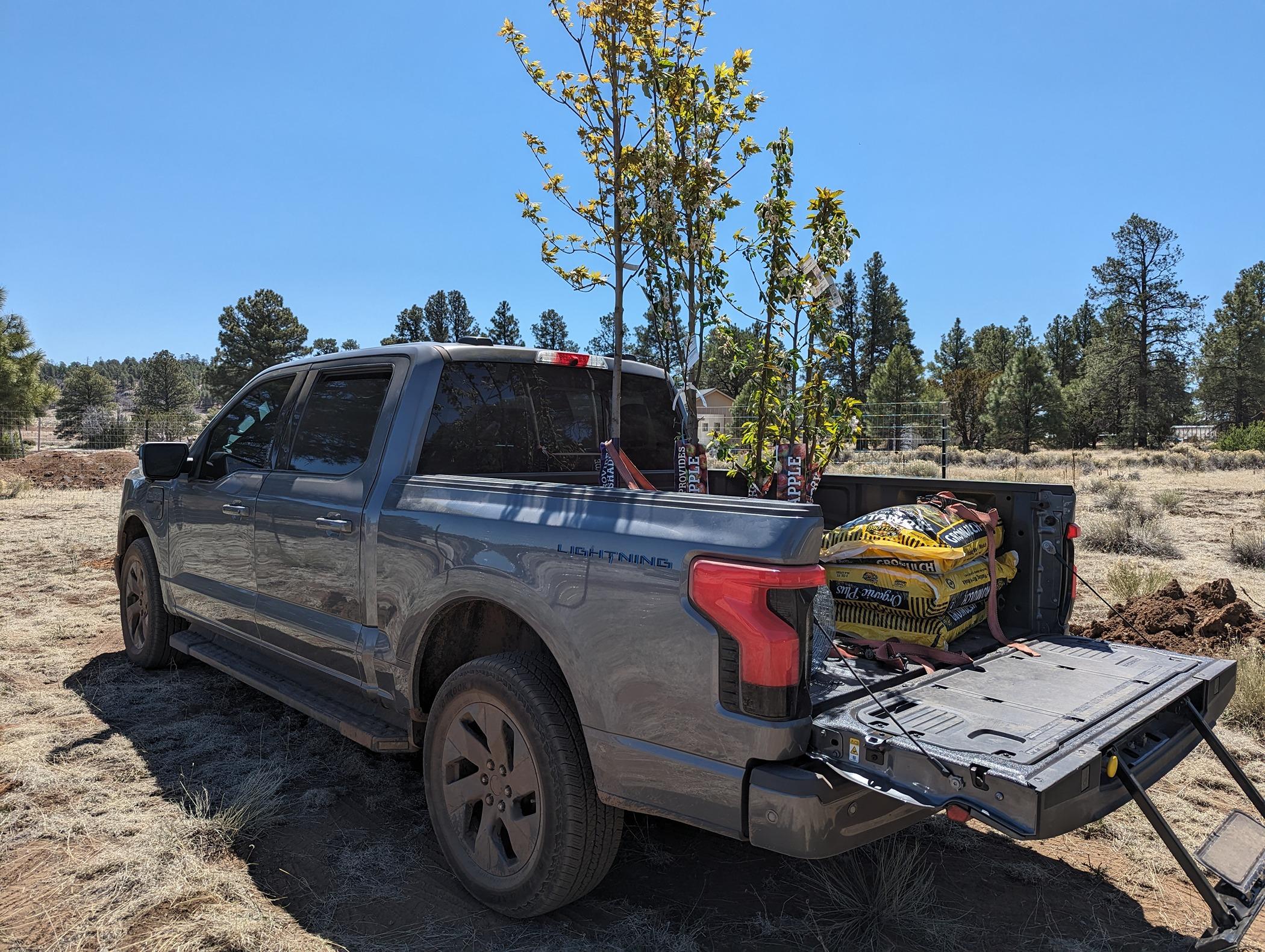 Ford F-150 Lightning Adventures of our 2023 Carbonized Gray Metallic Lariat Lightning ER PXL_20240421_180232346.MP