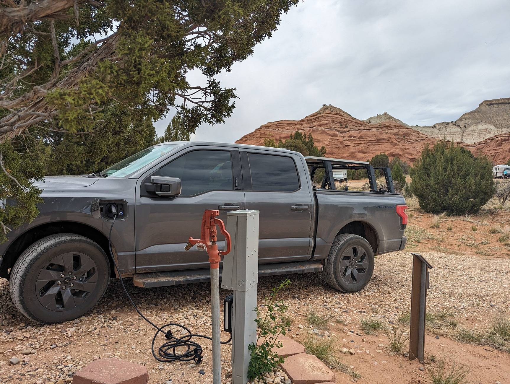 Ford F-150 Lightning Liking my Lightning... camping? PXL_20240524_211056979