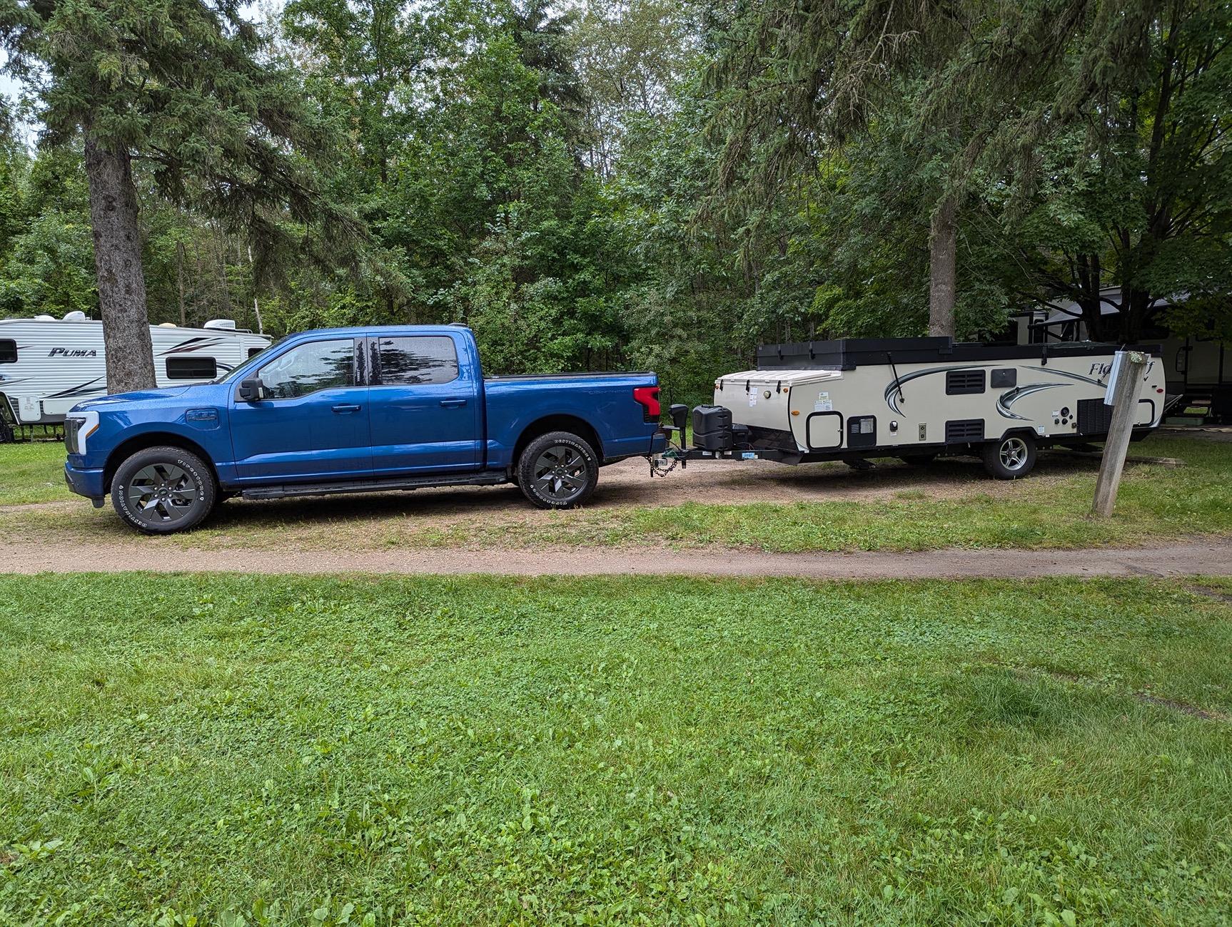 Ford F-150 Lightning Messing with the Bull eventually gets you the horn... towed to charging station PXL_20240807_170427229_Original