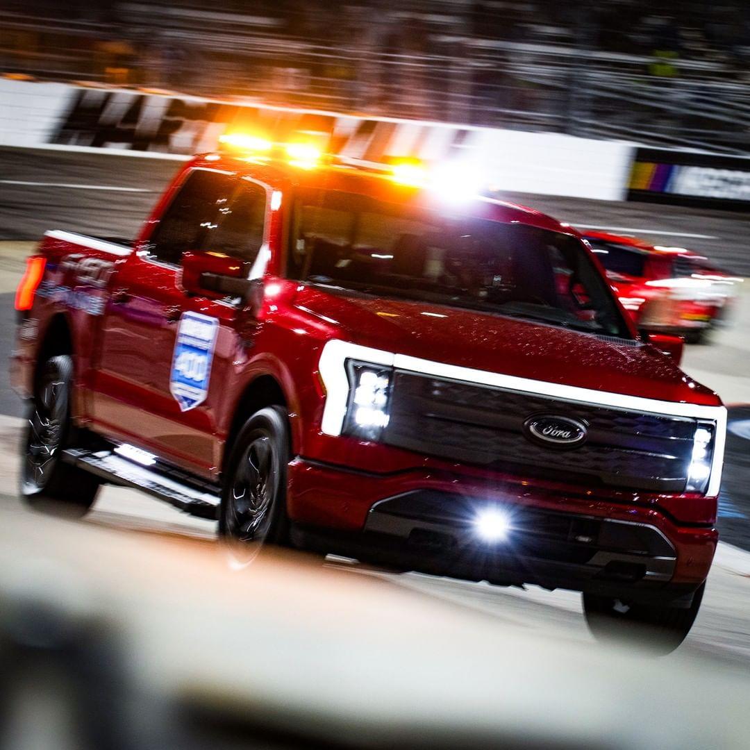 Ford F-150 Lightning F-150 Lightning Will Pace NASCAR Race at Martinsville April 7-9 Rapid Red F150 Lightning Pace Truck2