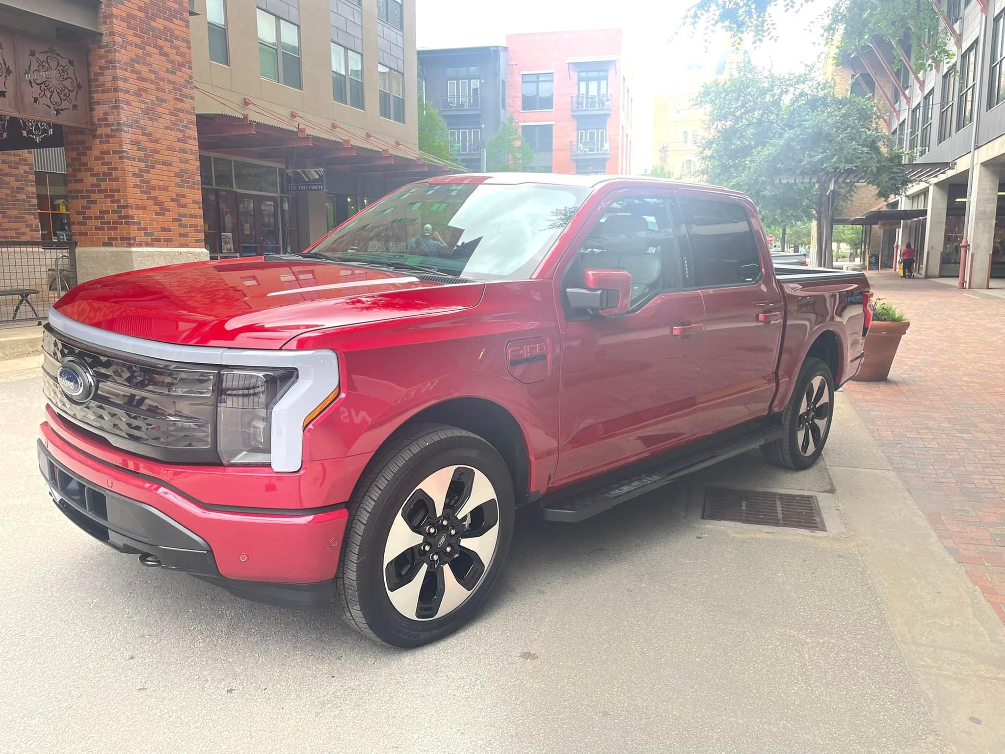 Ford F-150 Lightning RAPID RED F-150 Lightning Photos & Club Rapid Red Lightning F150 a