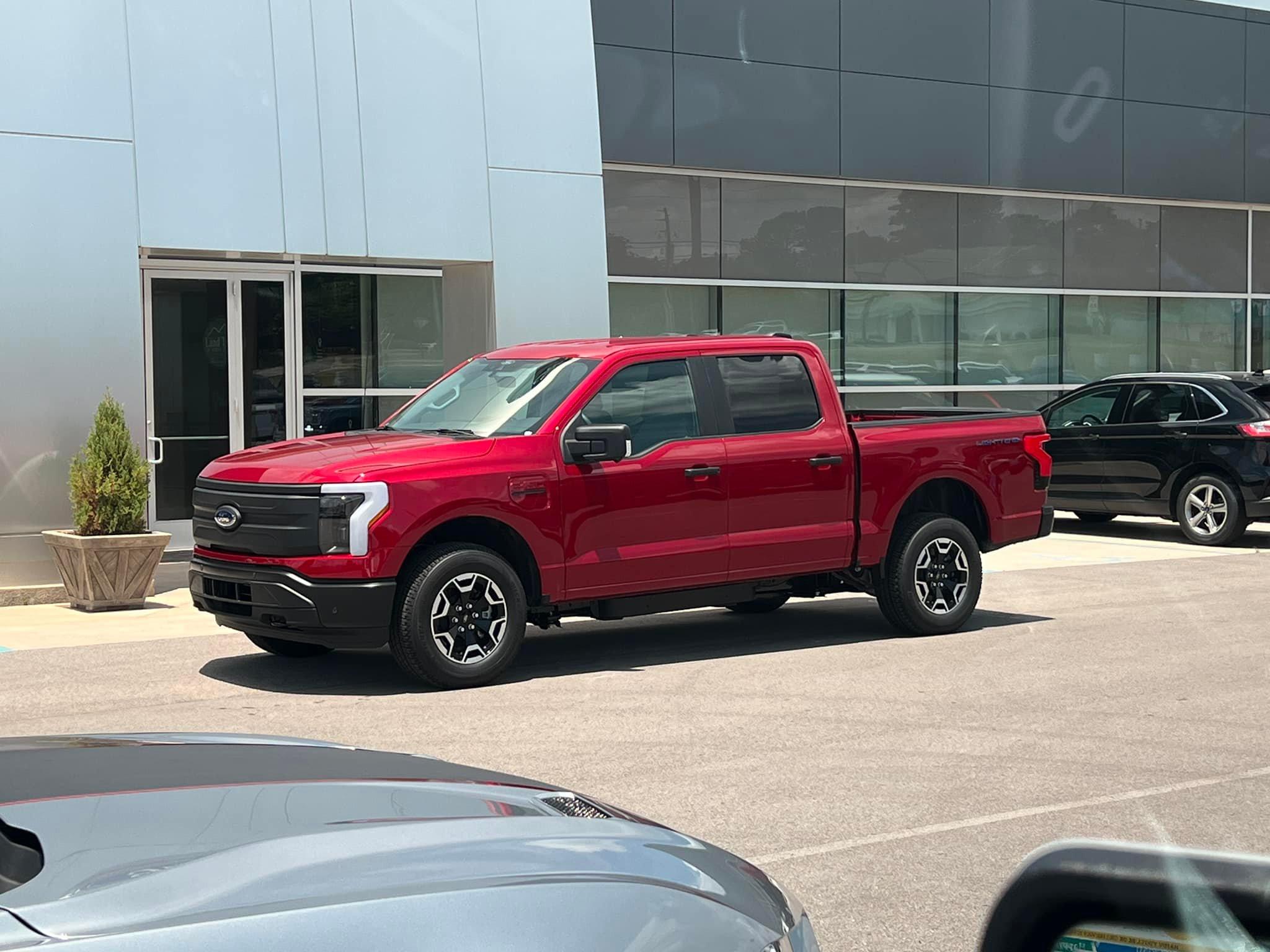 Ford F-150 Lightning RAPID RED F-150 Lightning Photos & Club Rapid Red Lightning Pro 1