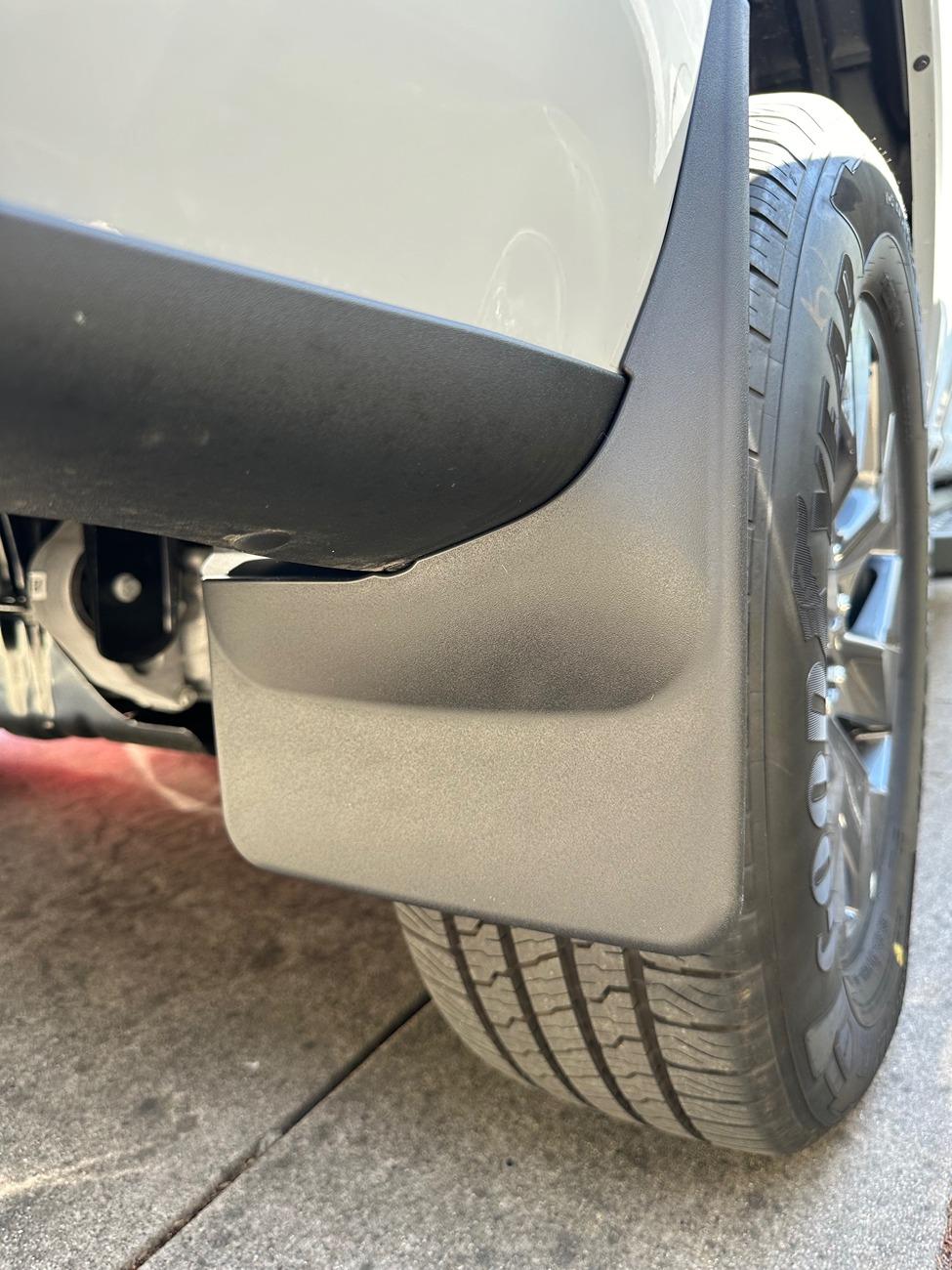 Ford F-150 Lightning Second Mod: Weathertech Mudflaps Rear - After 1