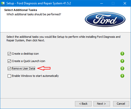 Ford F-150 Lightning Lightning Software Updates using FDRS Remove user data