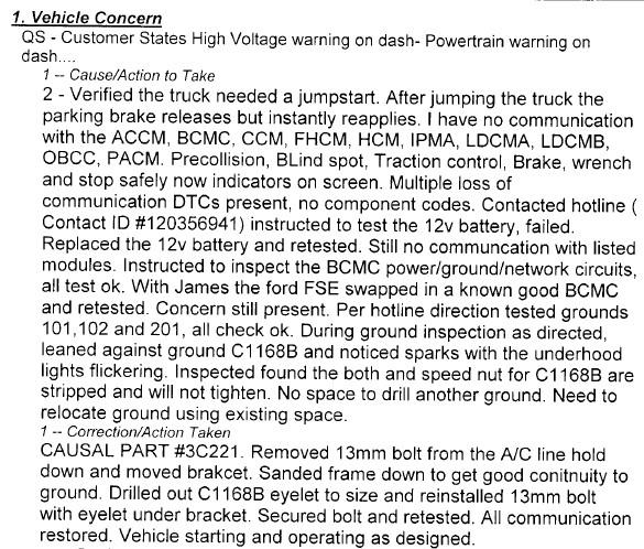 Ford F-150 Lightning HORRIBLE FORD EXPERIENCE: SP 23B57 and 23B70 delays along with HVB and Powertrain Malefunction warnings Repairs