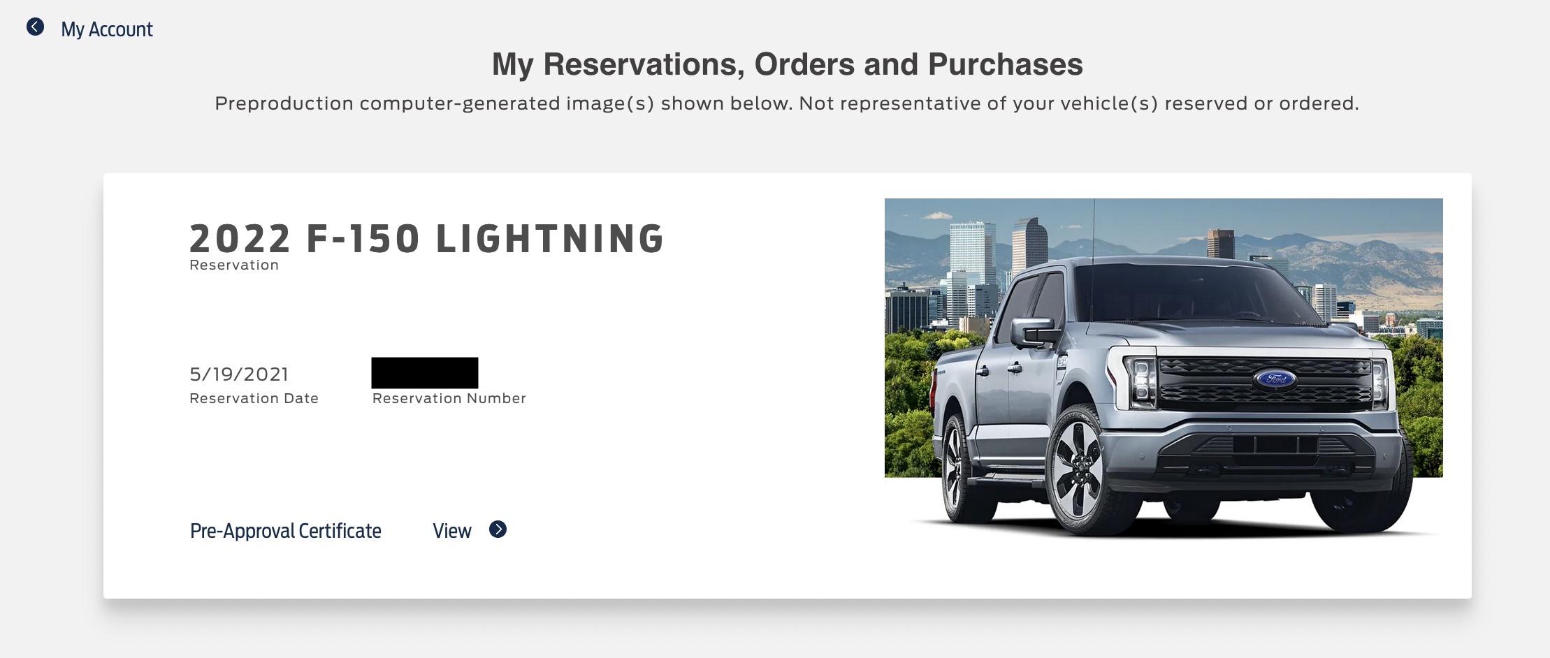 Ford F-150 Lightning No more Lightning ordering waves for MY2022 ! res