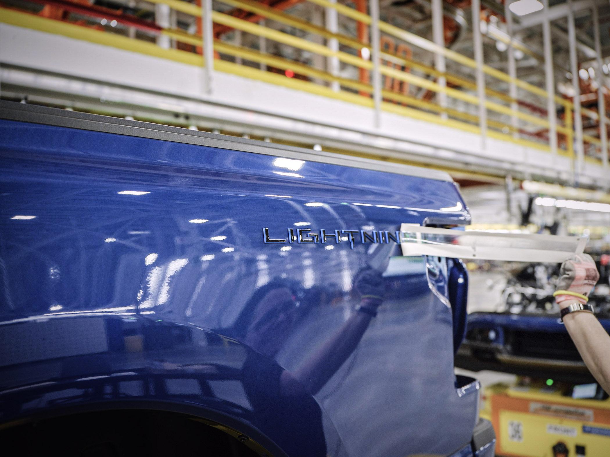 Ford F-150 Lightning 👷🏼‍♂️ Today Marks the Production Start For F-150 Lightning Trucks! -- Photos & Videos Rouge Electric Vehicle Center_18