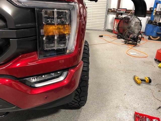 Ford F-150 Lightning FOX 2.0 with Centerline Atlas 20x9 -6 Ruby