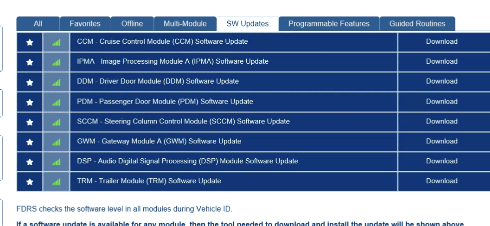 Ford F-150 Lightning ECU module programming guide using FDRS Screen Shot 2022-03-23 at 1.50.03 PM