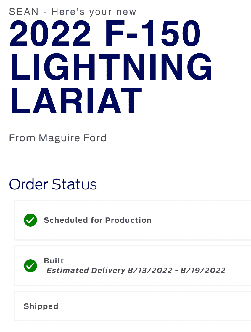 Ford F-150 Lightning ✅ 7/25 Lightning Build Week Group Screen Shot 2022-08-11 at 8.24.48 AM