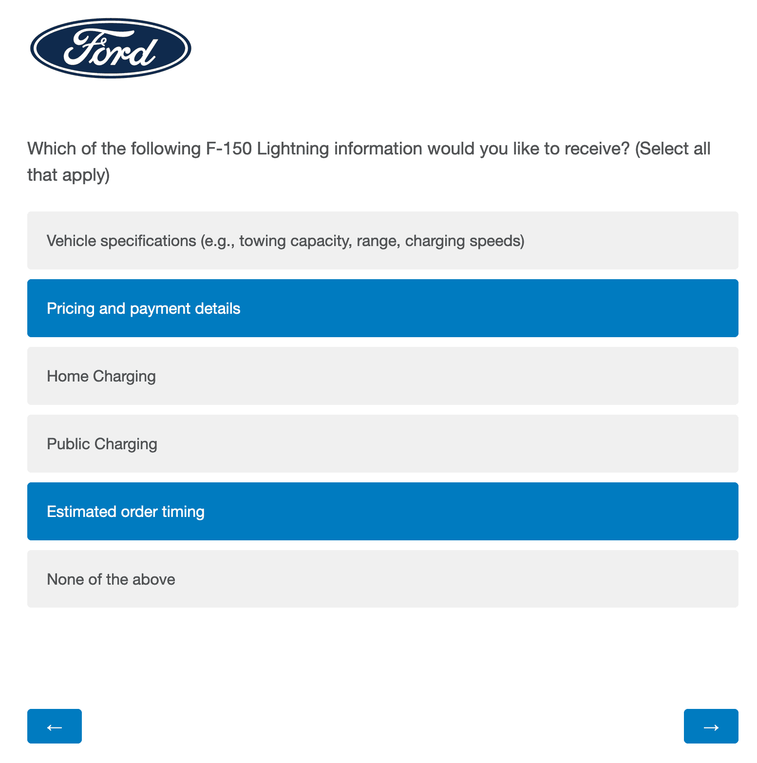 Ford F-150 Lightning Ford sends out Lightning survey email - Help us plan for your F-150 Lightning Order screen-shot-2022-09-02-at-13-34-53-