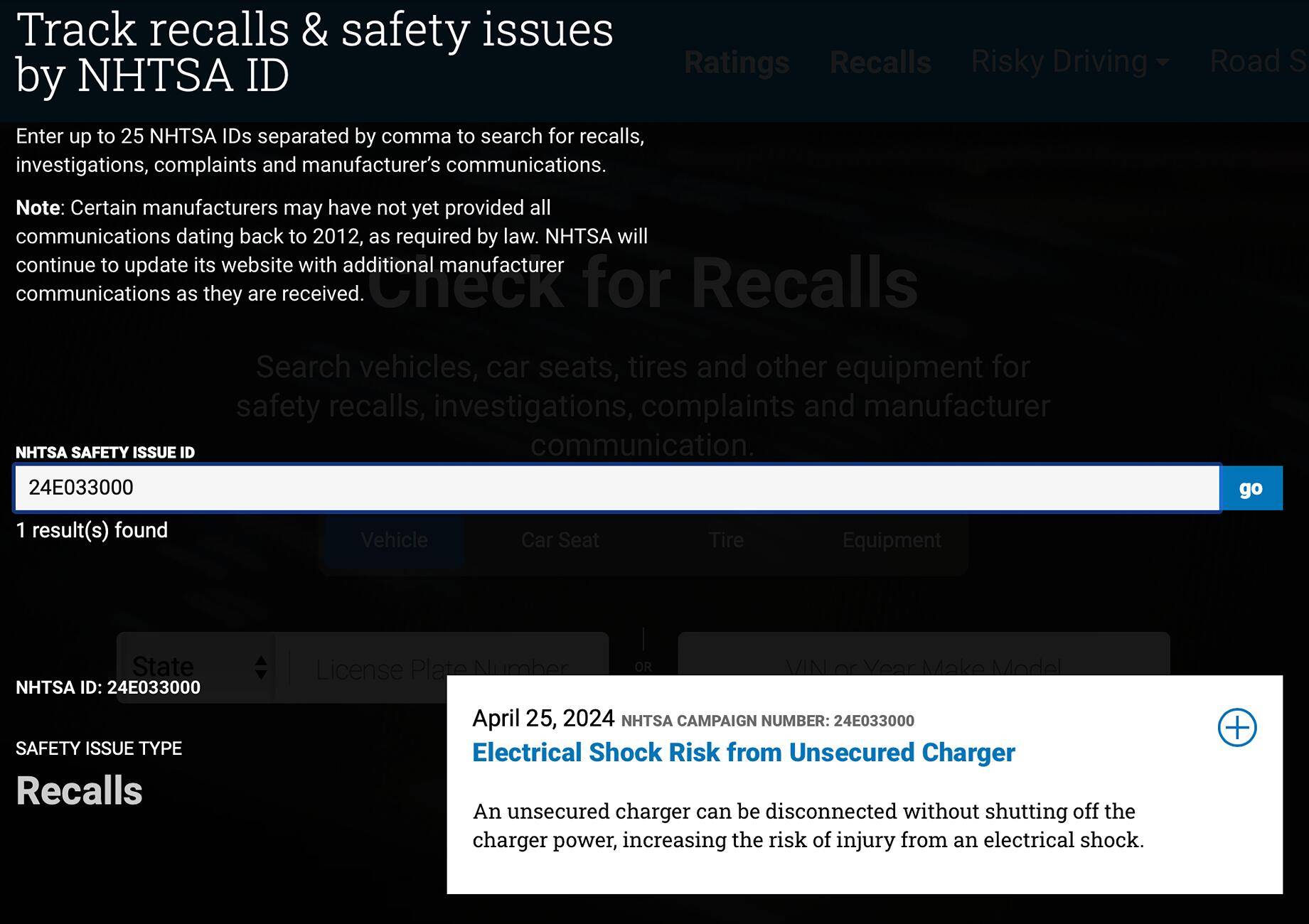 Ford F-150 Lightning Bought a Lectron off Amazon - 2 days later got this safety notice Screen Shot 2024-11-15 at 11.29.44 AM