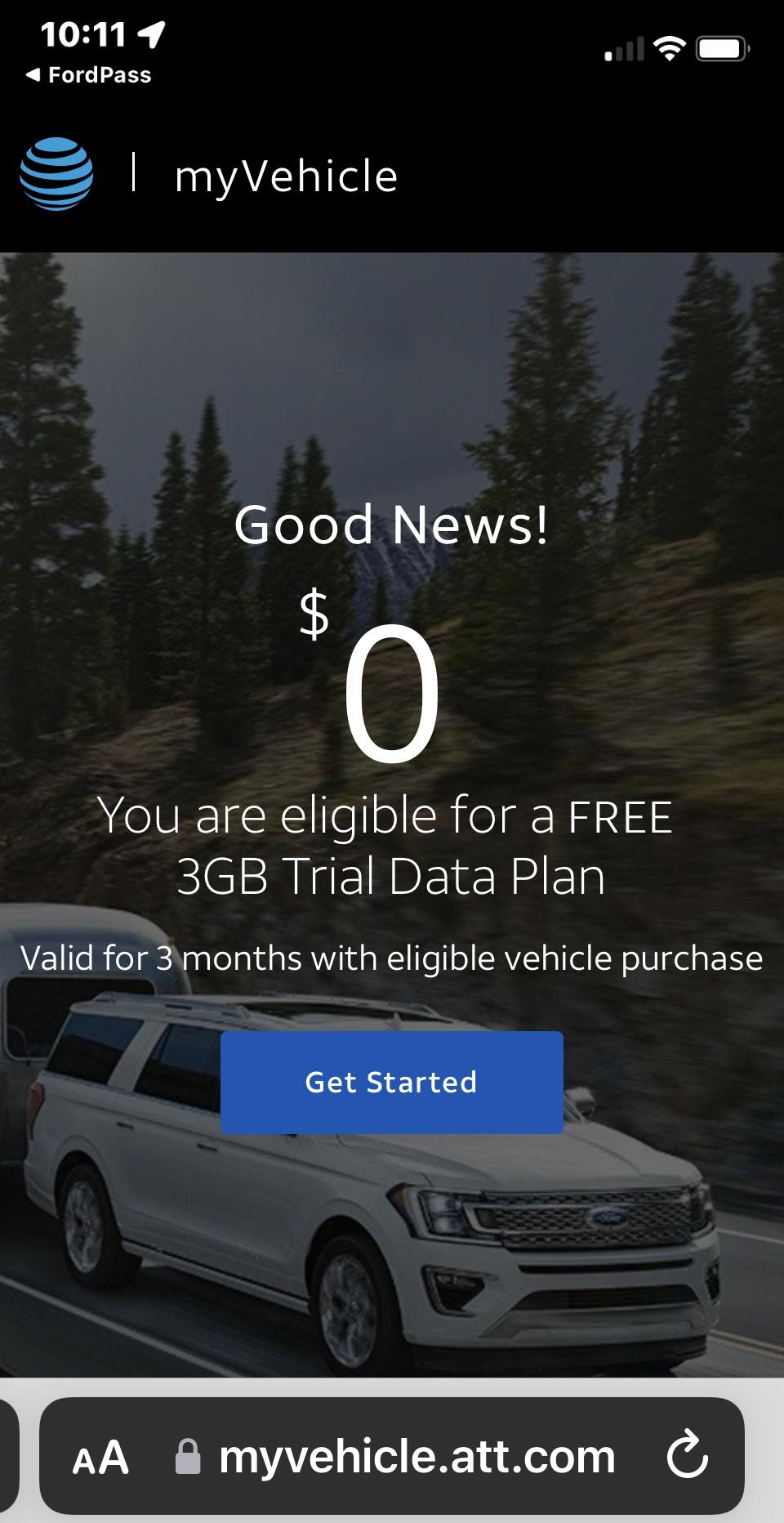 Ford F-150 Lightning 3GB / 3 month trial data plan from AT&T - anyone use it ? Screenshot 2022-07-13 at 10.11.27 AM