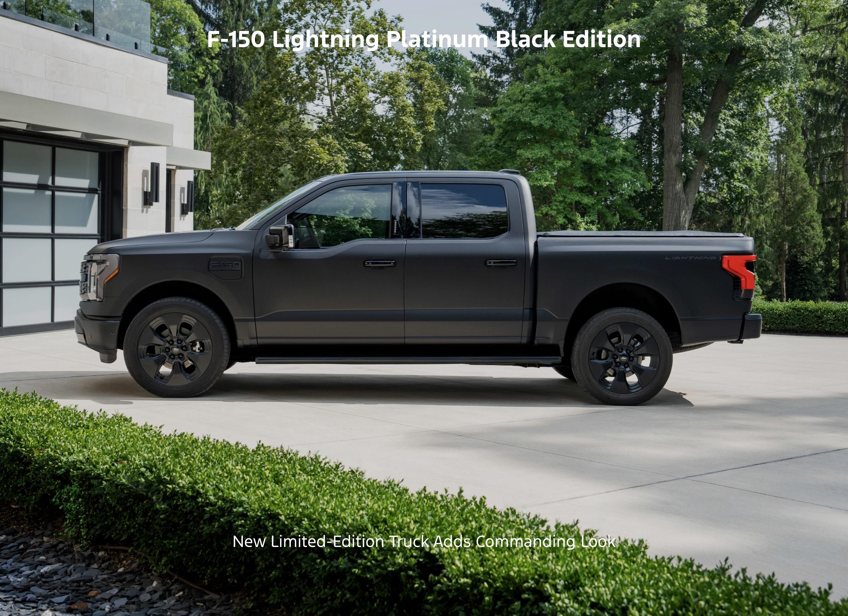 Ford F-150 Lightning New F-150 Lightning Platinum Black Limited Edition Revealed Screenshot 2023-08-24 at 6.18.53 AM