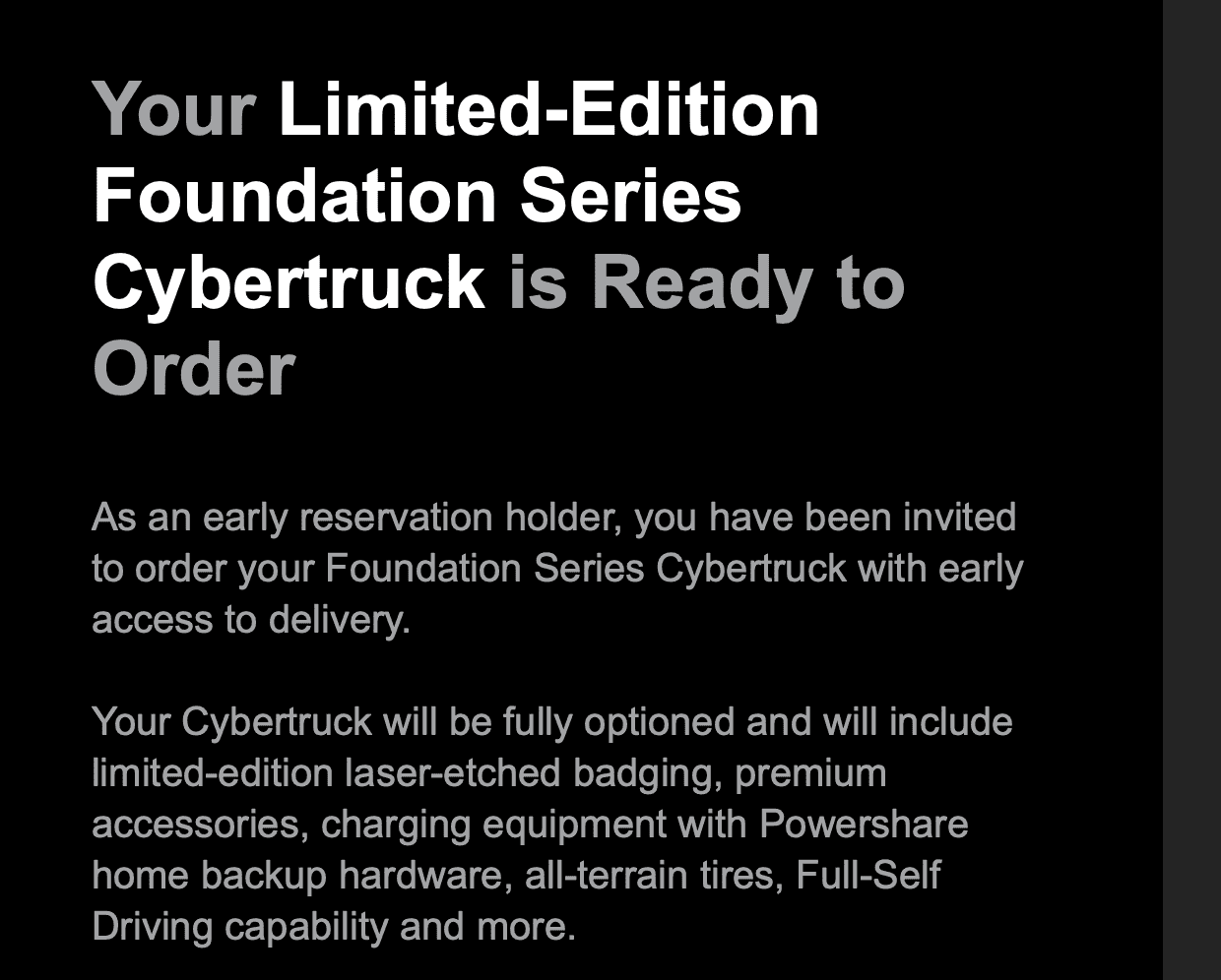 Ford F-150 Lightning Tesla wants to charge reservation holders an extra $120k for early delivery of the Cyber Truck. Screenshot 2023-12-08 at 9.43.45 PM