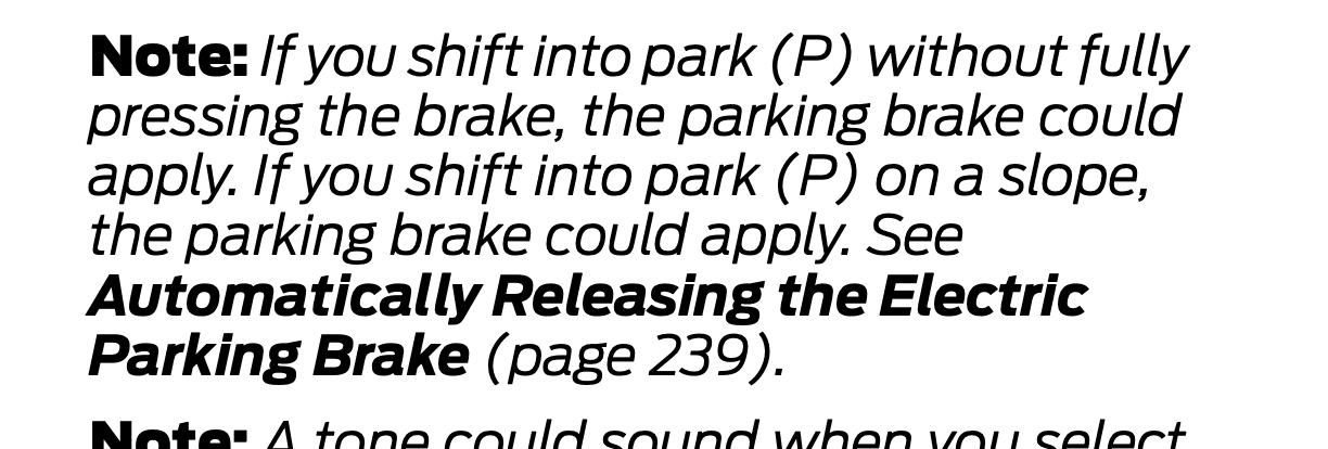 Ford F-150 Lightning Parking brake - can it be set automatically? Screenshot 2024-01-14 at 1.55.25 PM